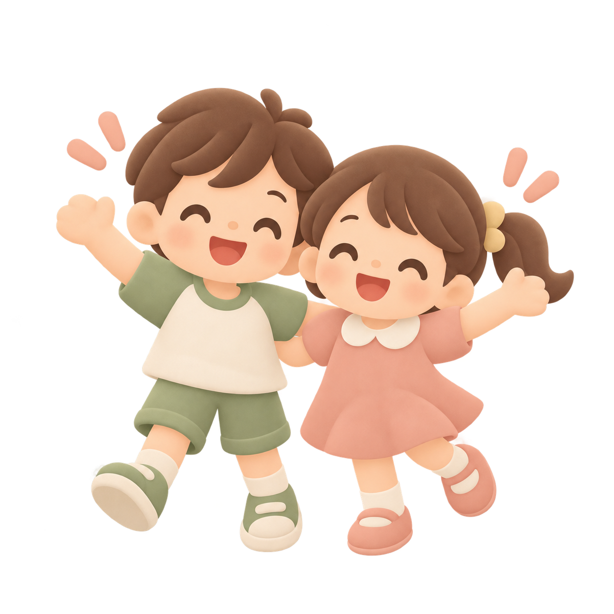 一緒に楽しく過ごす子どもたち
